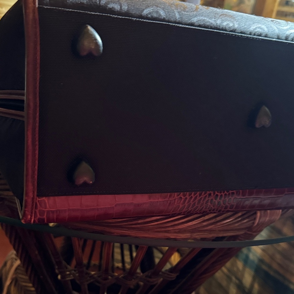 Brighton Croc-Embossed Leather Bag 18inches by 12. - Picture 9 of 16